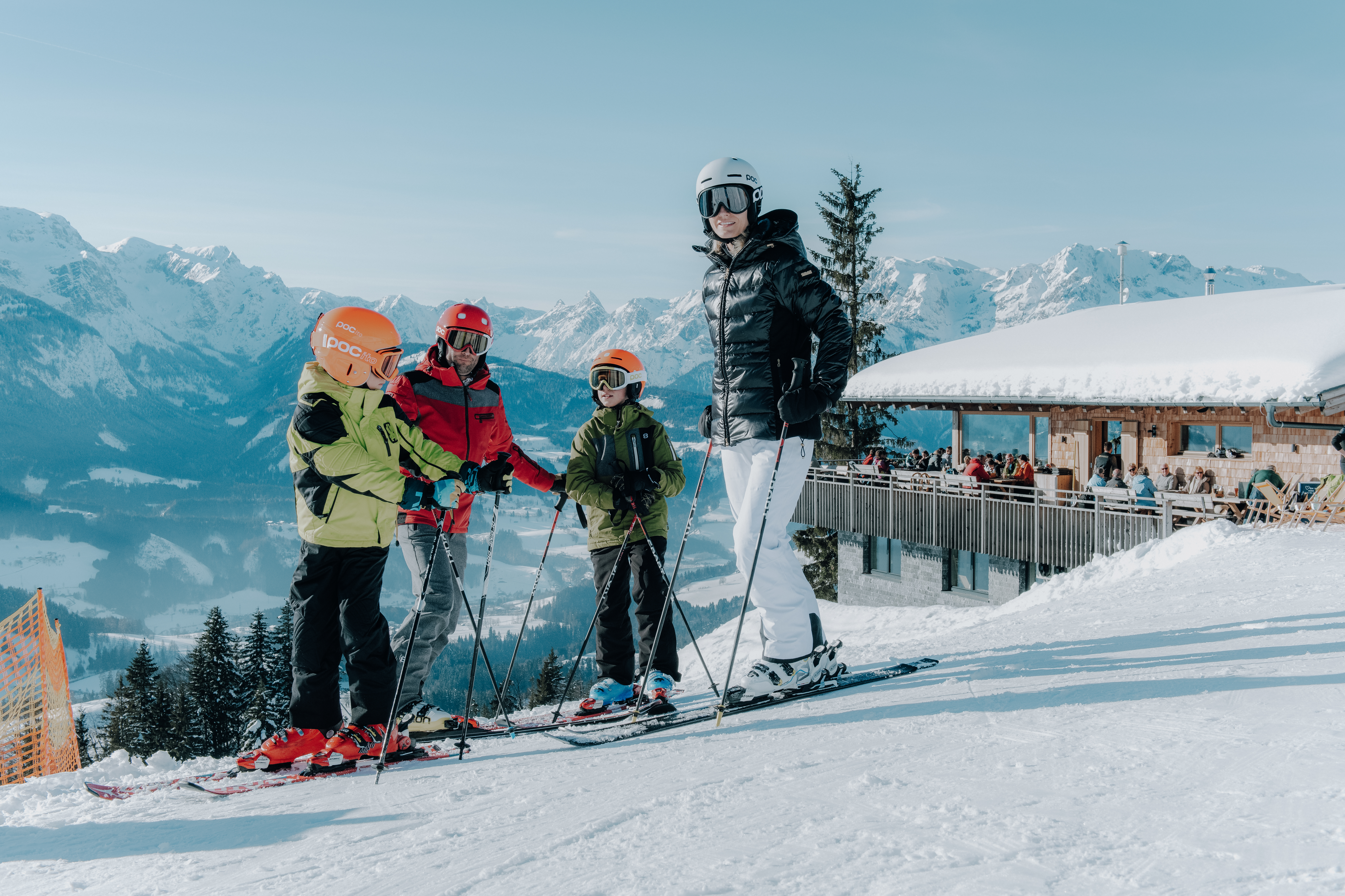 Gutwenghof im Winter - Ski Alpin und Snowboarden